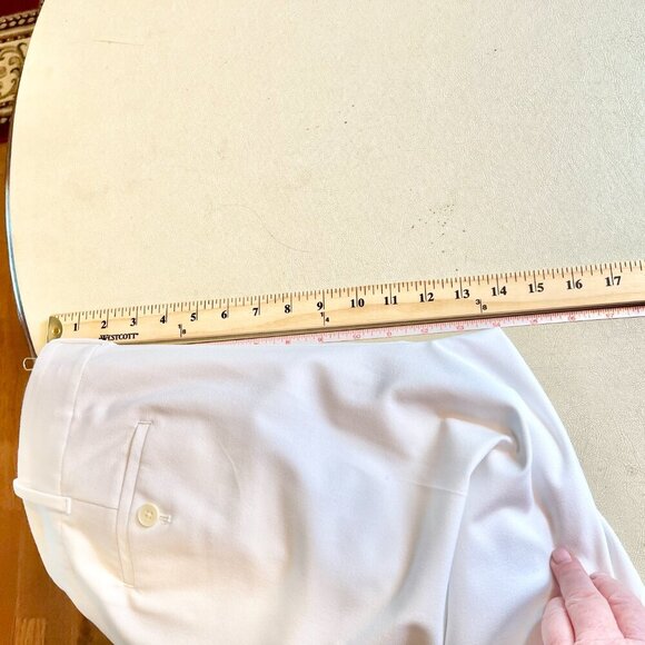 TALBOTS Pants  White HERITAGE  Straight Leg New w Tags Size 14 - Picture 12 of 14